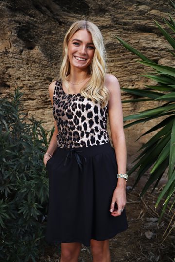 Liberté - Alma Turn Top - Big Lux Leo Fossil